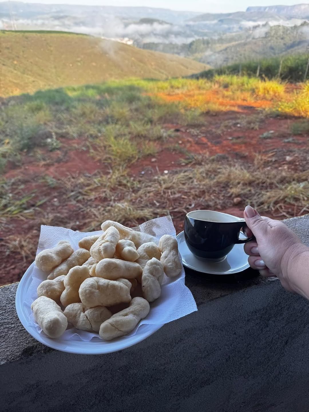 Biscoito de polvilho dourado